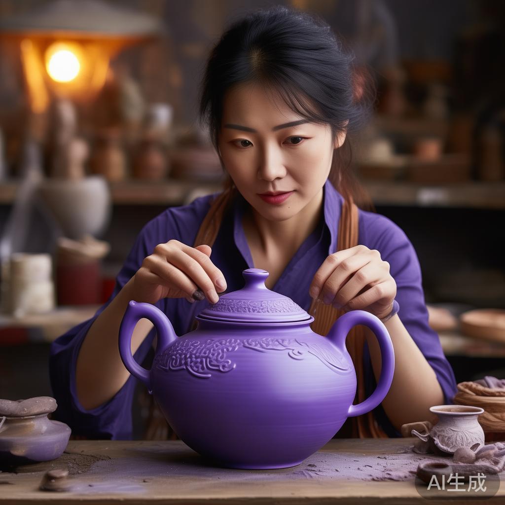 宜兴美女紫砂壶，秀的是器还是人？