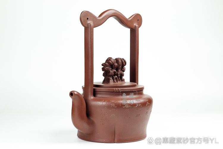 清代官帽紫砂提梁紫砂壶