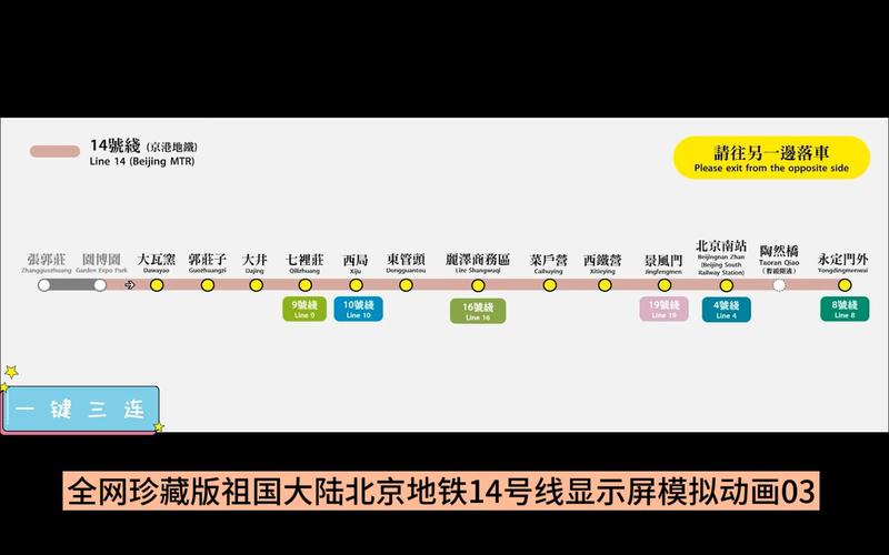 北京地铁14号线首末车时间
