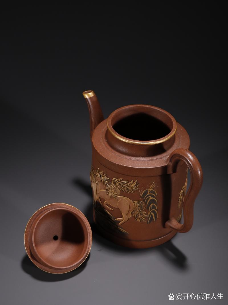 收藏天下紫砂壶马到成功