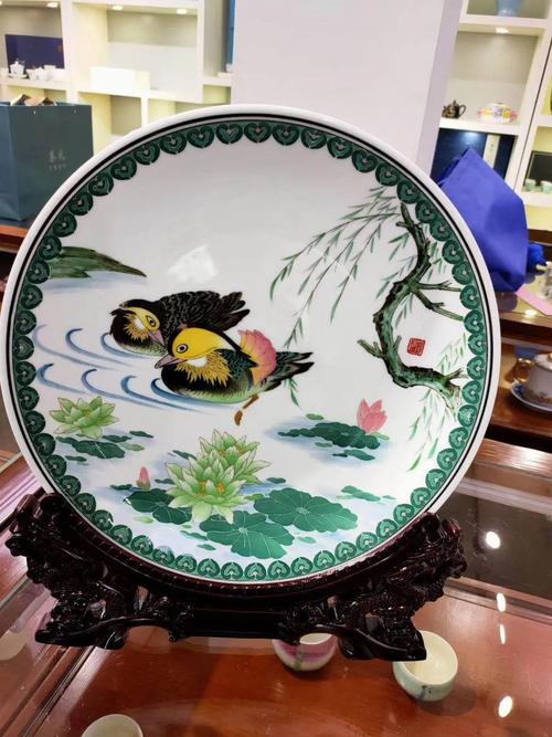 鸳鸯瓷器摆件图片大全