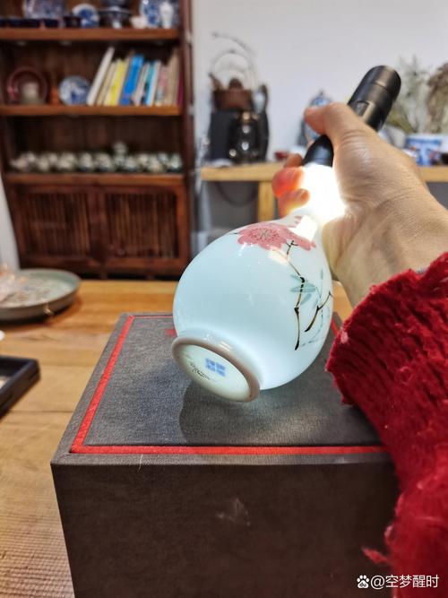 水点桃花瓷器7501