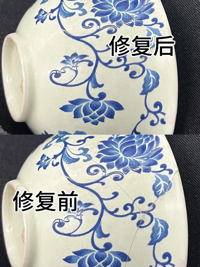 怎样修补古代瓷器裂纹