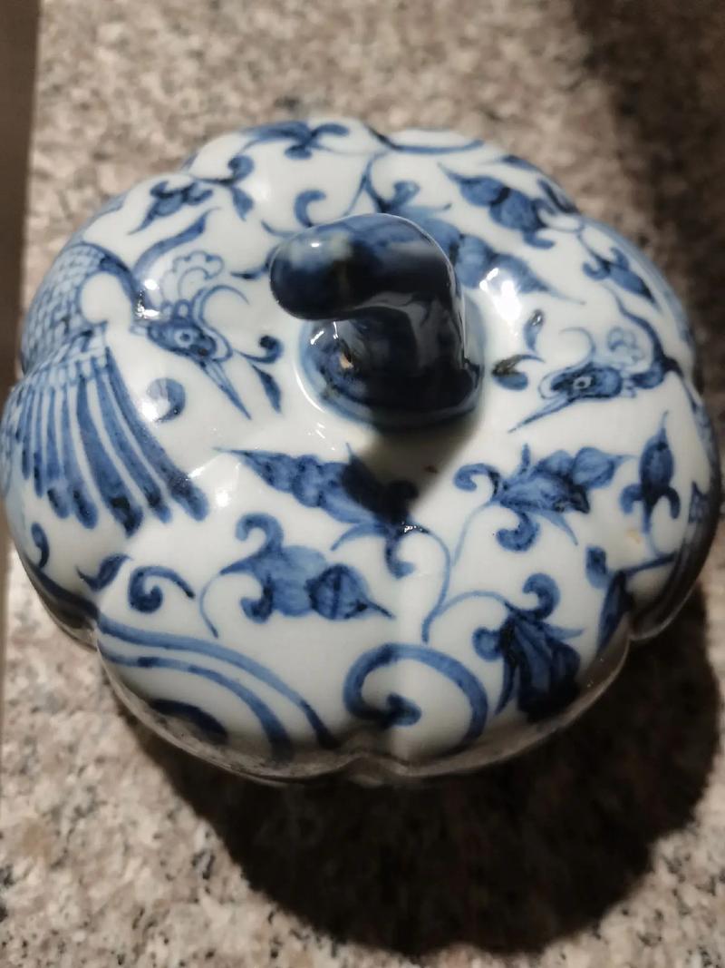 青花南瓜西瓜瓷器图片
