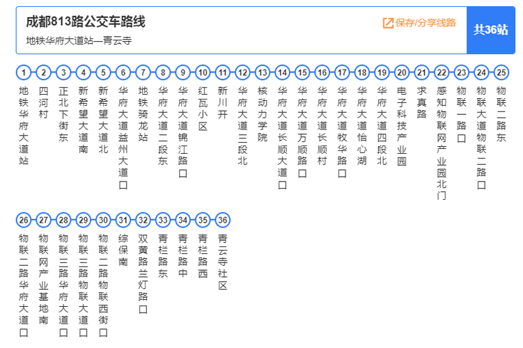 成都824路公交车路线查询