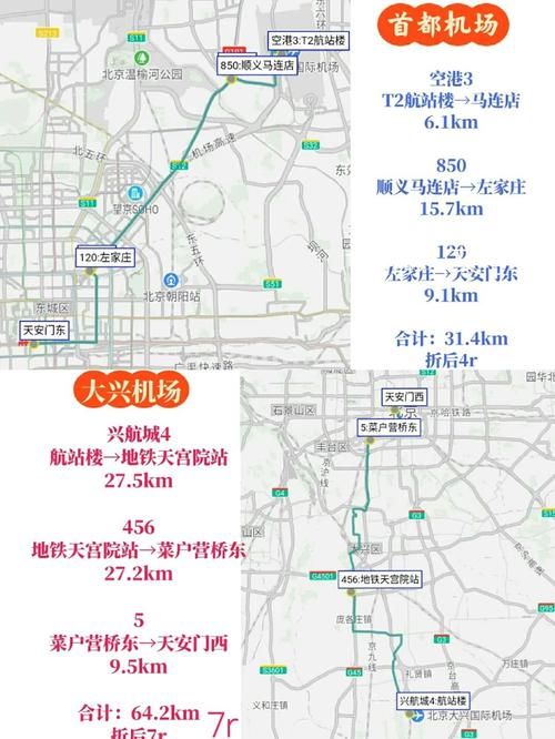 北京南站到首都机场怎么走