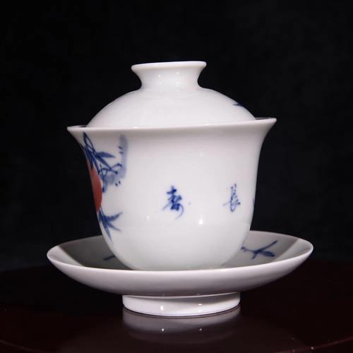 乾隆年制瓷器盖碗图片