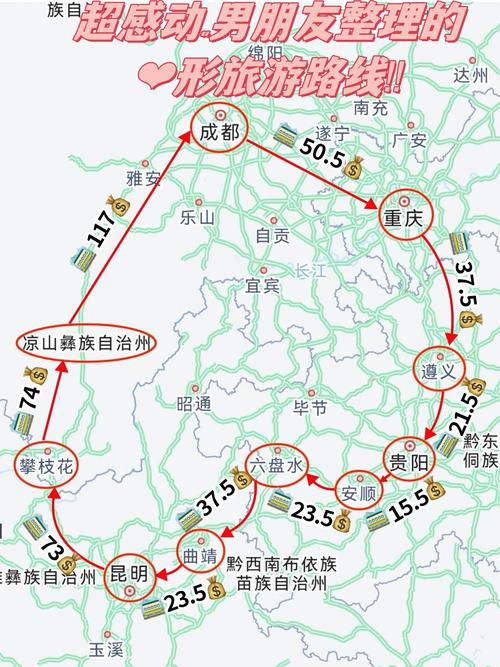 六盘水到成都要经过哪些地方