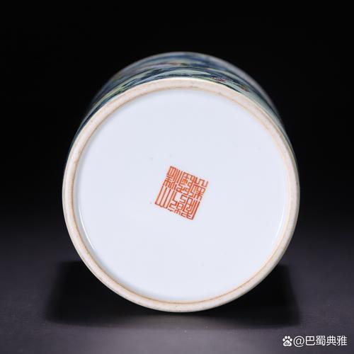 民国仿乾隆瓷器 落款