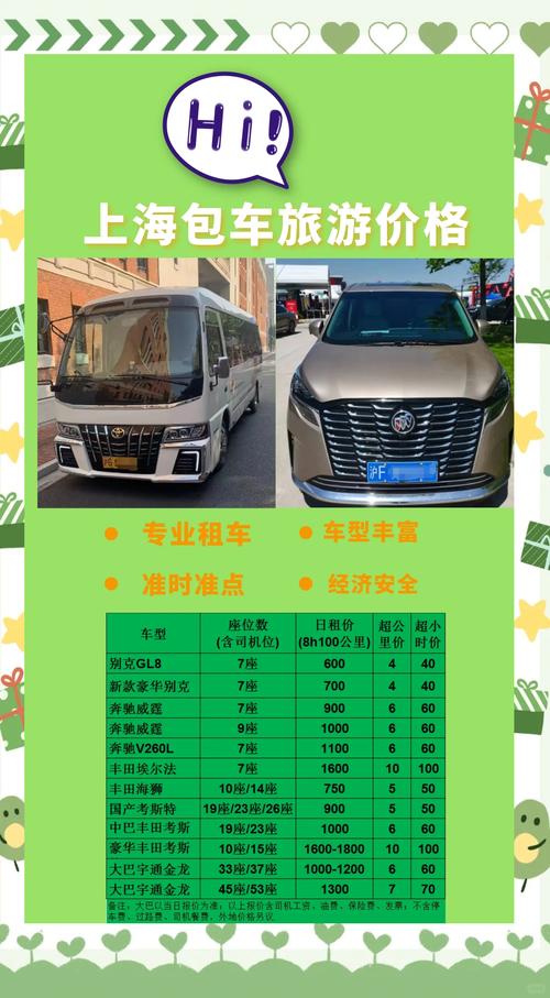 上海包车带司机多少钱一天