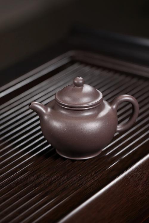 紫砂壶 天青 黄金段