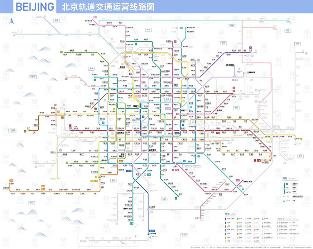 北京地铁未来规划2025