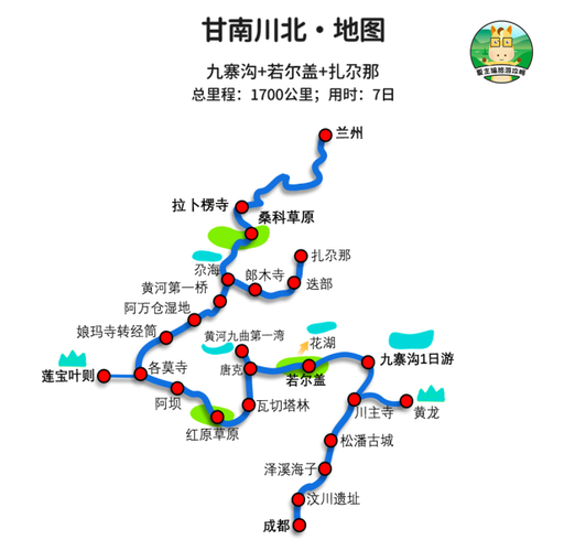 从成都到兰州自驾游推荐路线