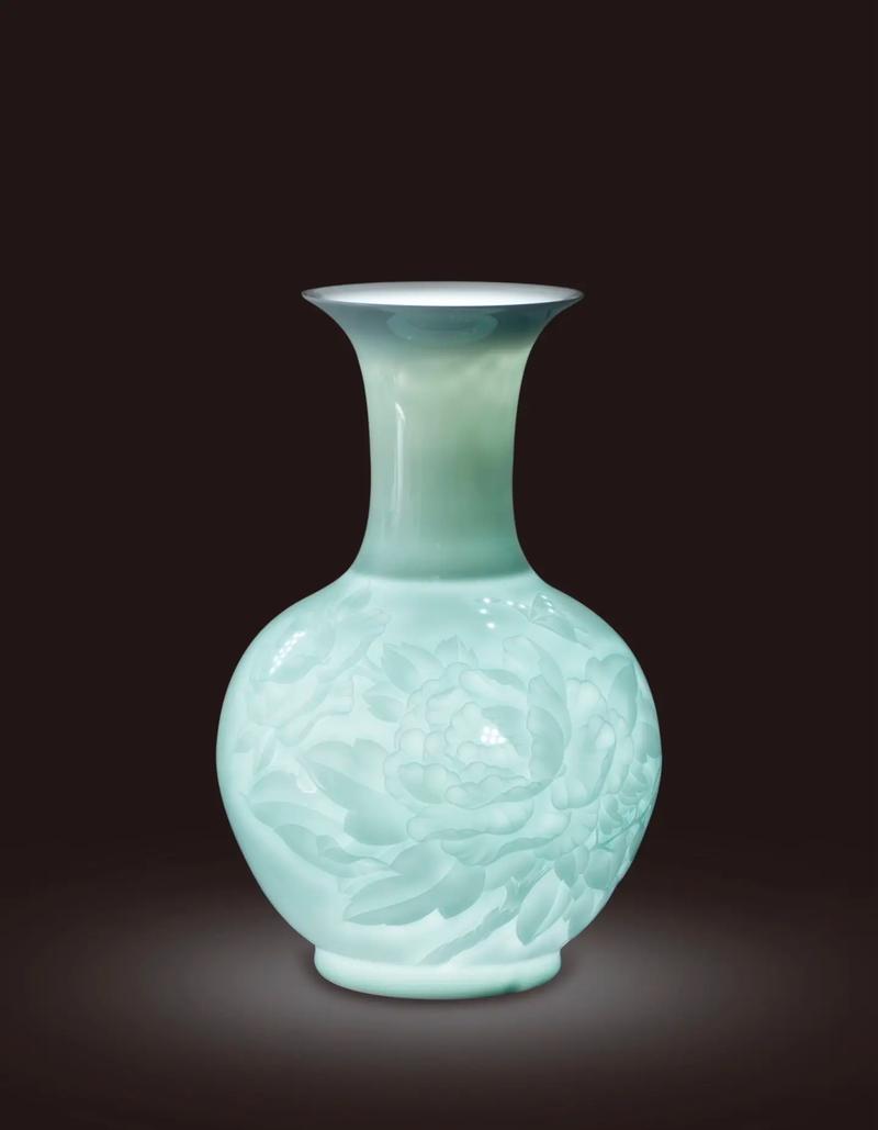 纯色瓷器花瓶图案图片