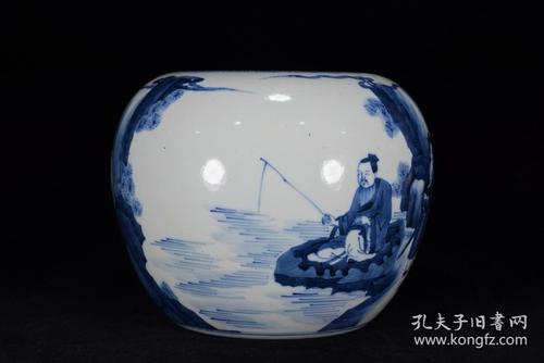 姜子牙钓鱼瓷器碗价值