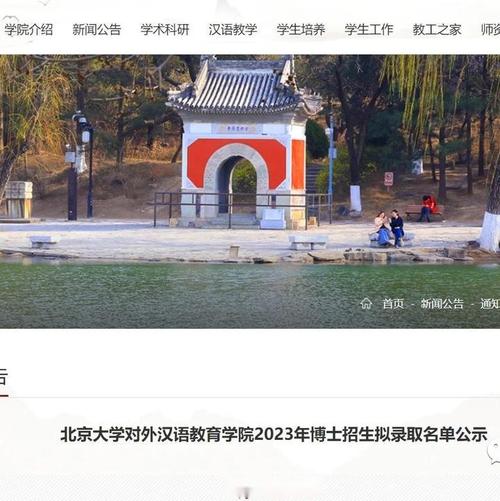 北京大学对外汉语教育学院