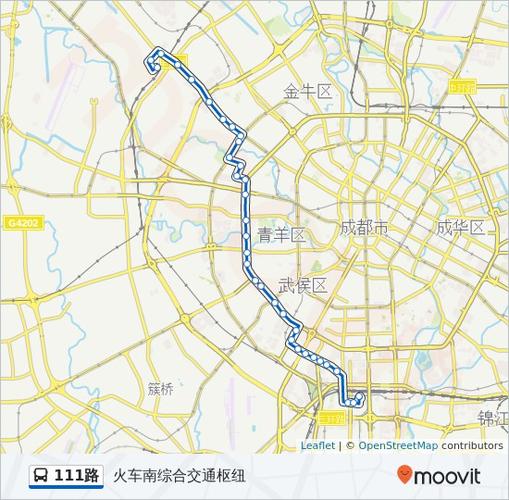 成都111路公交车路线查询