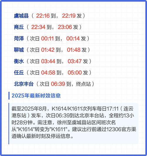 连云港到上海火车时刻表