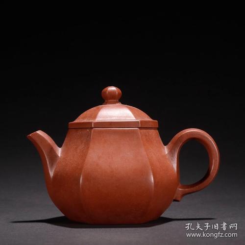 民国六棱紫砂壶紫砂壶