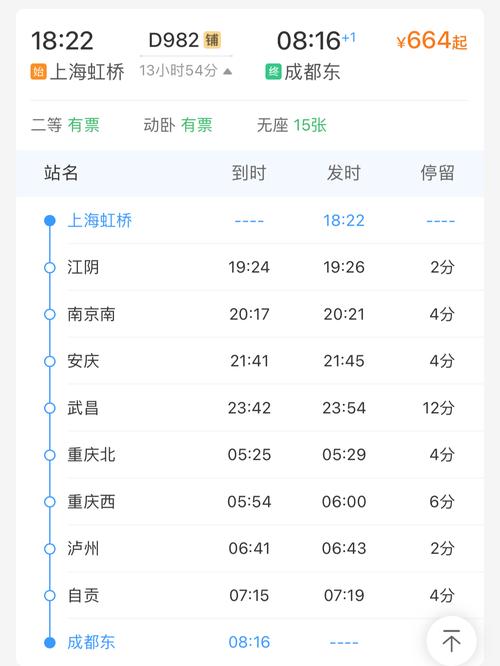 成都东站到合江汽车时刻表