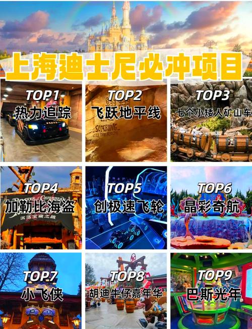 上海迪士尼值得玩的项目