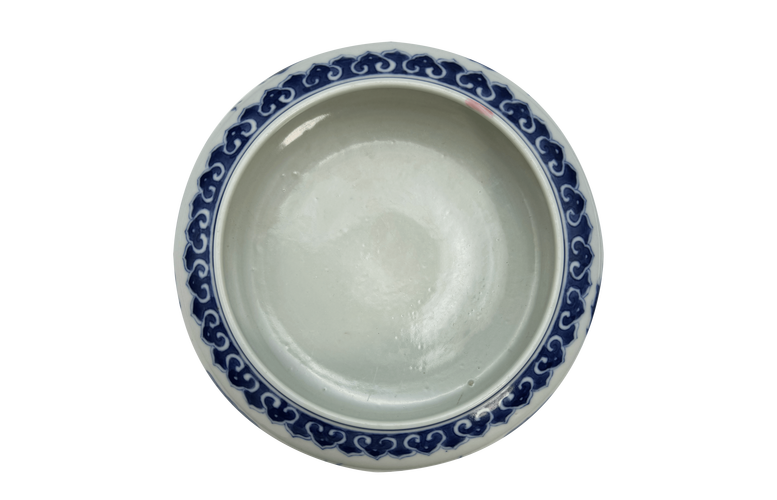 康熙青花瓷器笔洗瓷器