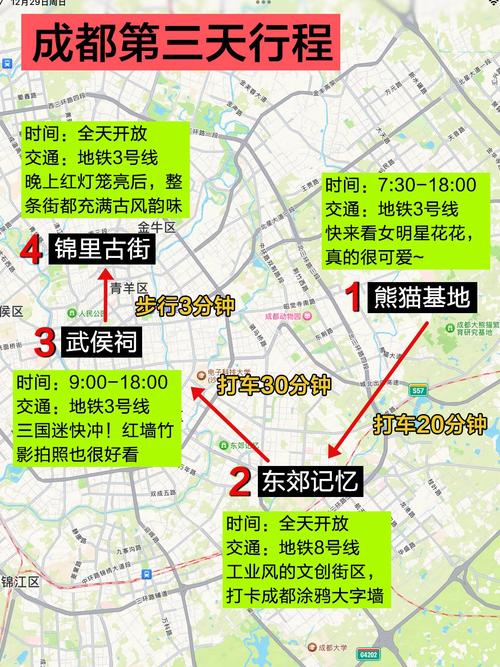 北京西安成都旅游线路规划