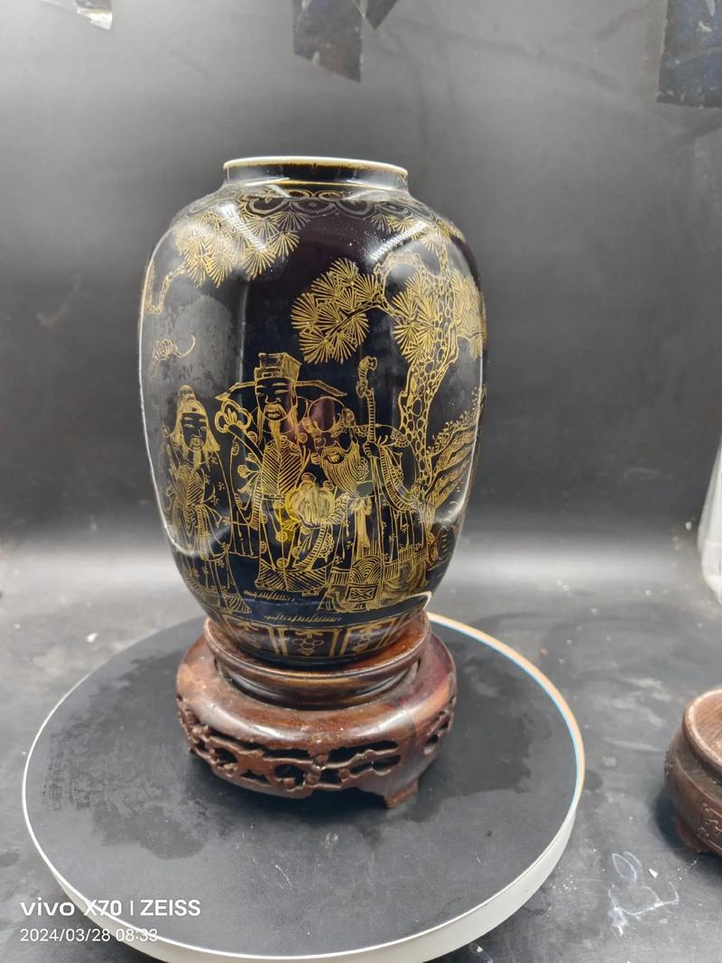 古瓷器鉴定乌金釉瓷器