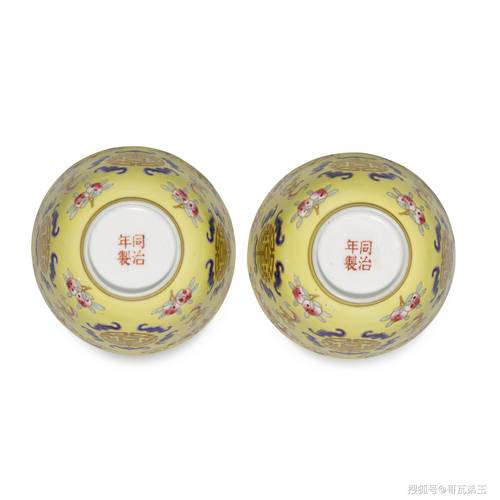 同治瓷器镶嵌铜的瓷器