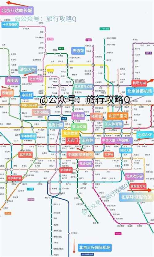 2025北京地铁规划图