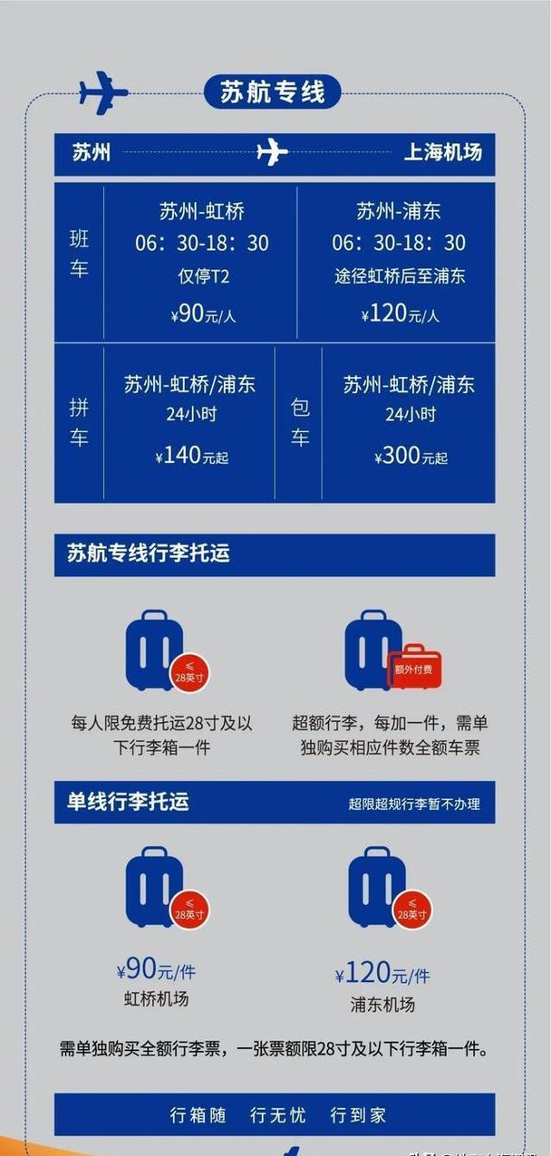 上海浦东机场大巴到苏州