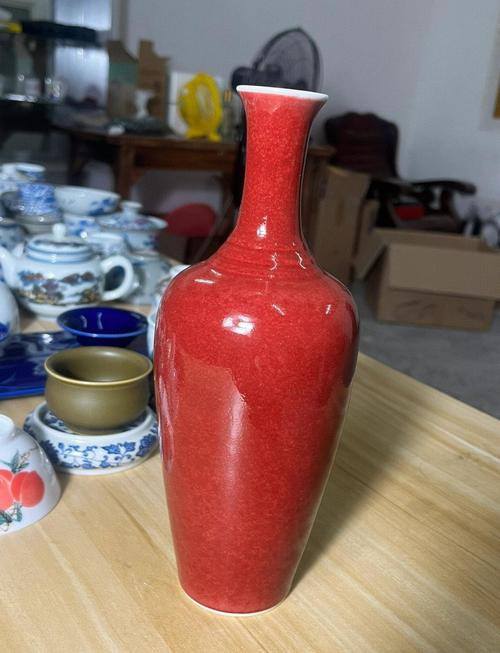 70年代的豇豆红瓷器