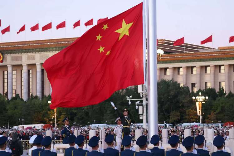 北京天安门广场升旗仪式