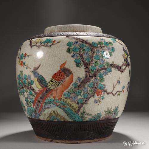 明代哥釉五彩瓷器图片