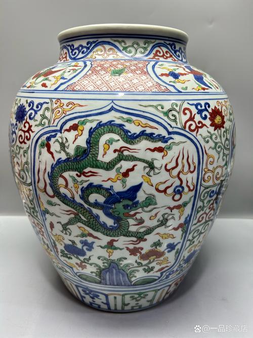 明代哥釉五彩瓷器图片