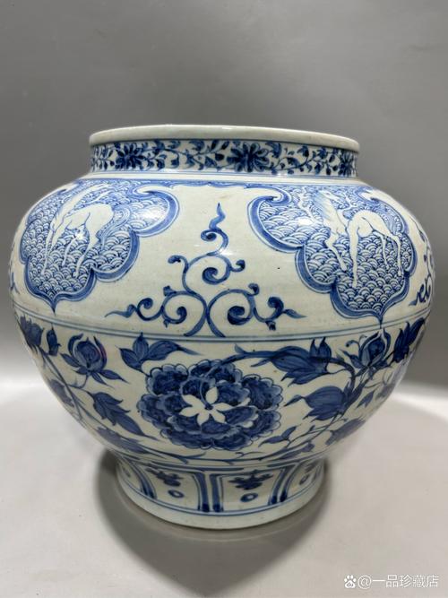 元延佑年青花瓷器图片