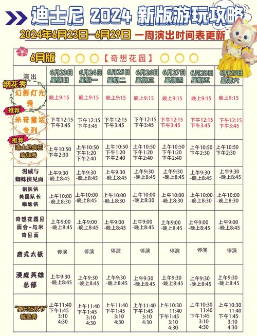 上海迪士尼烟花表演时间