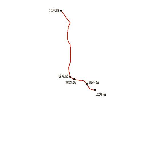 上海到北京高铁多少公里