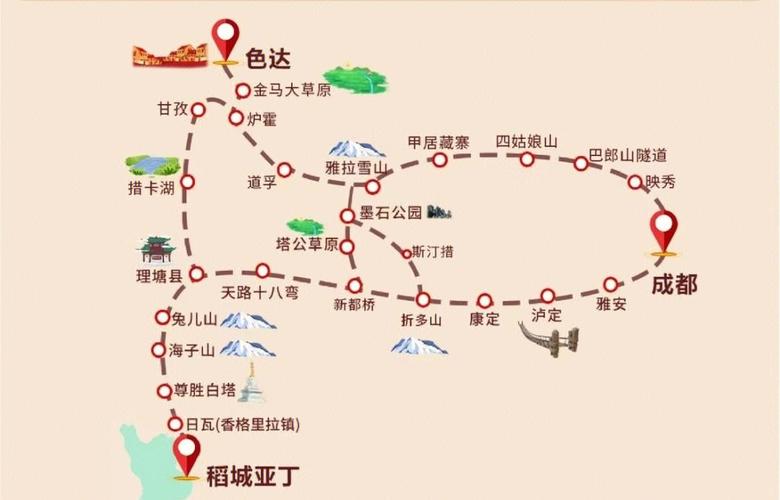 成都到稻城亚丁怎么去方便