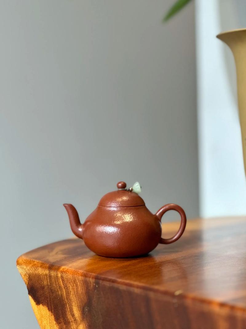 紫砂壶养出包浆效果图