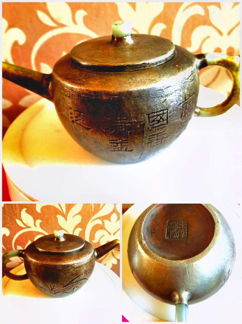 王南林包锡紫砂壶图片