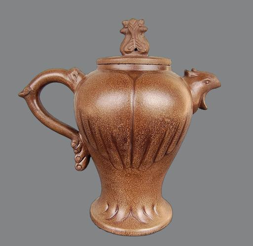 王南林包锡紫砂壶图片