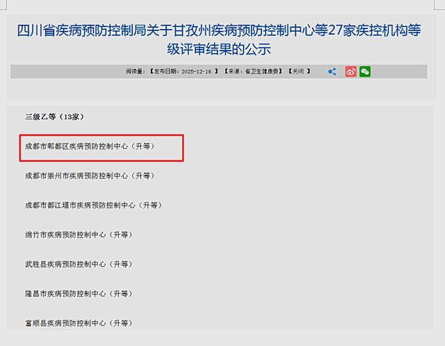 成都疾病预防控制中心电话