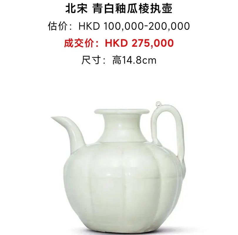 宋代影青瓷器拍卖价格
