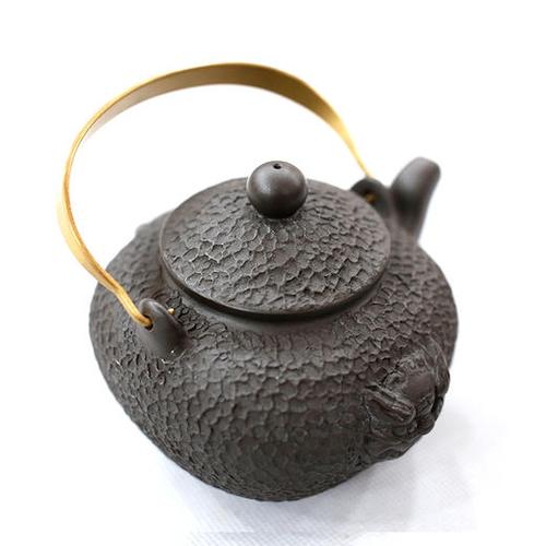 尹优群仿铁紫砂壶图片