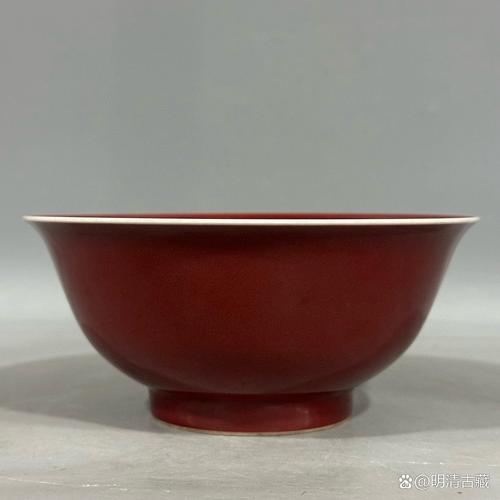 明代祭红釉瓷器的价值