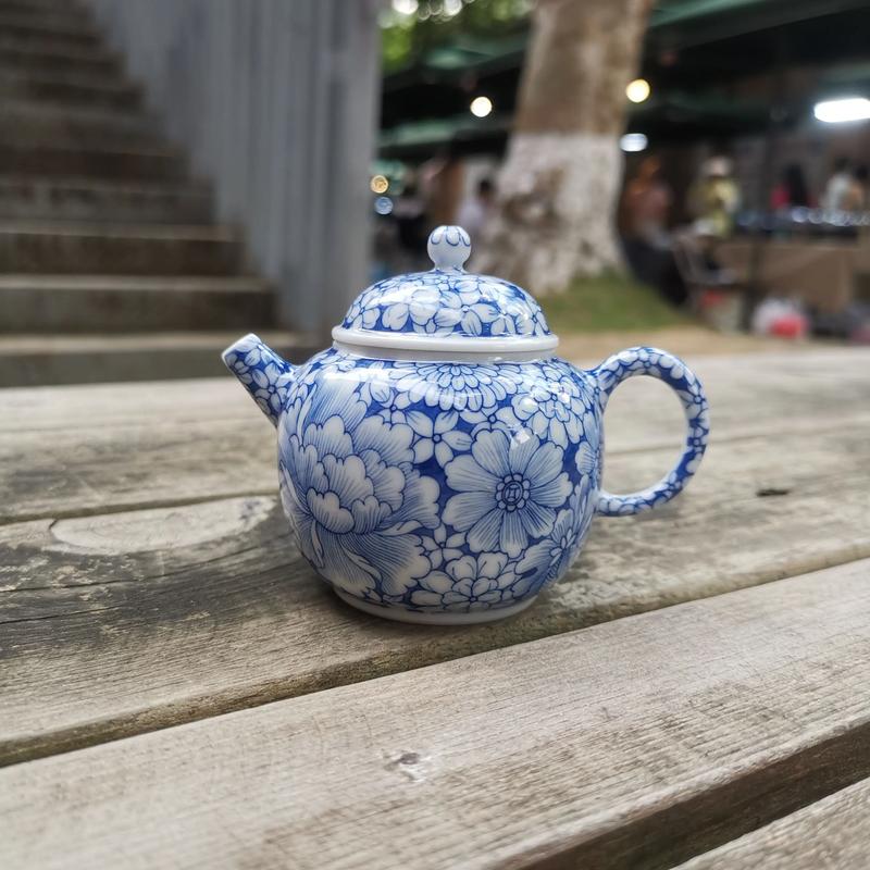 景德镇瓷器茶壶铁把手