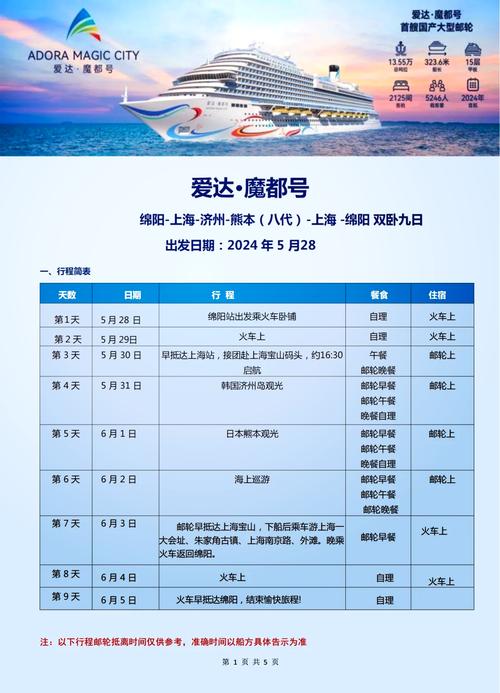 上海游轮旅游路线及价格