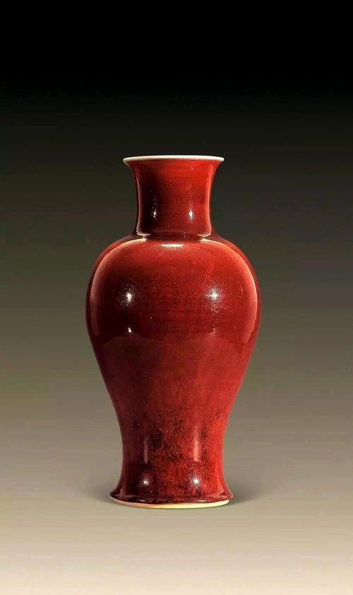 民国有郎窑红瓷器图片