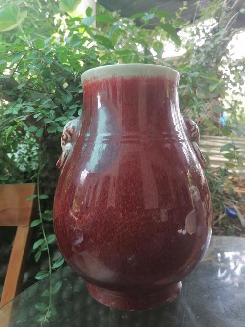 光绪仿乾隆郎窑红瓷器